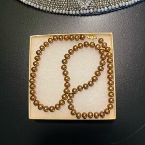 Genuine Freshwater Pearl Knotted Necklace